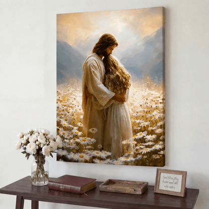 "Held in His Love" Canvas Print
