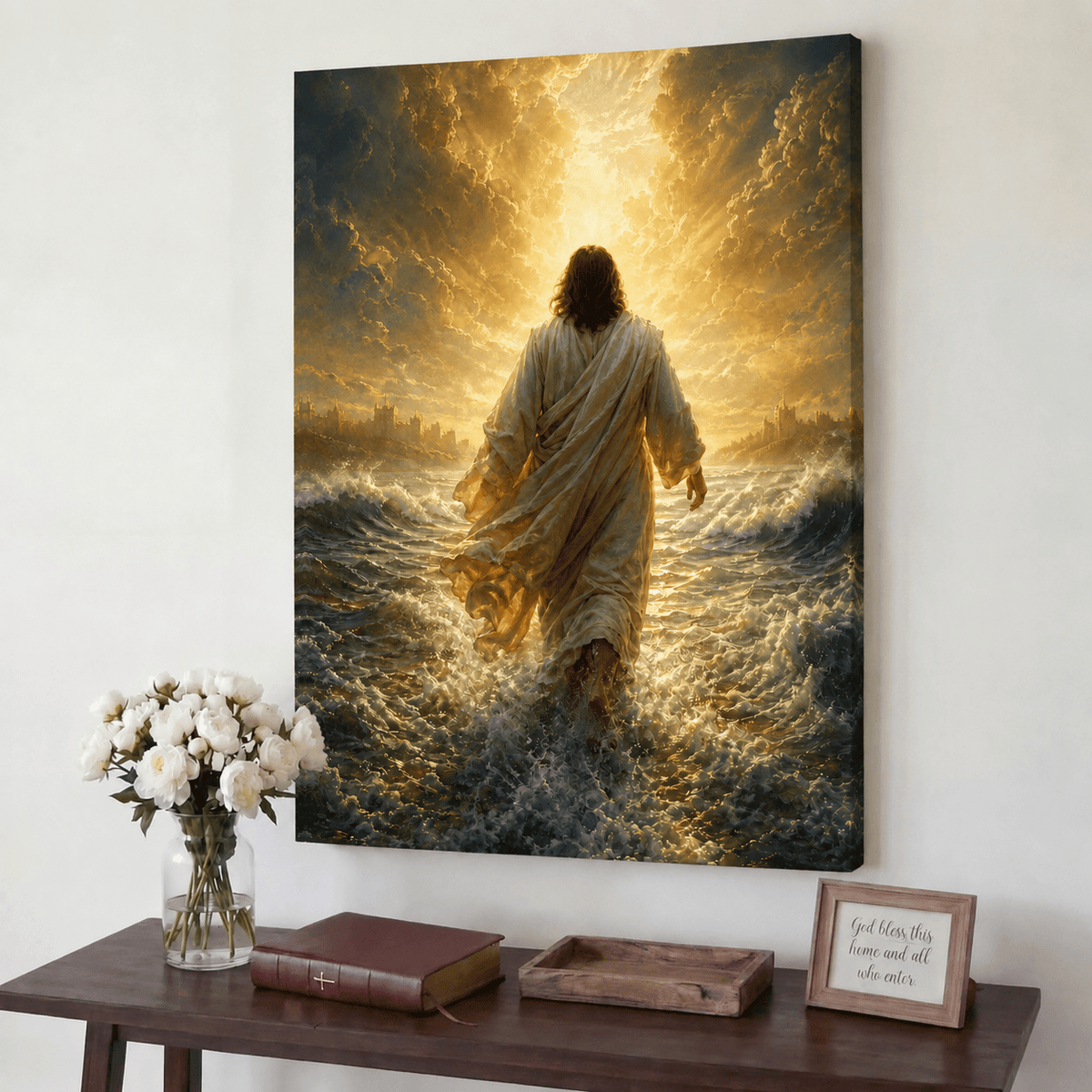 "Through the Storm" Canvas Print