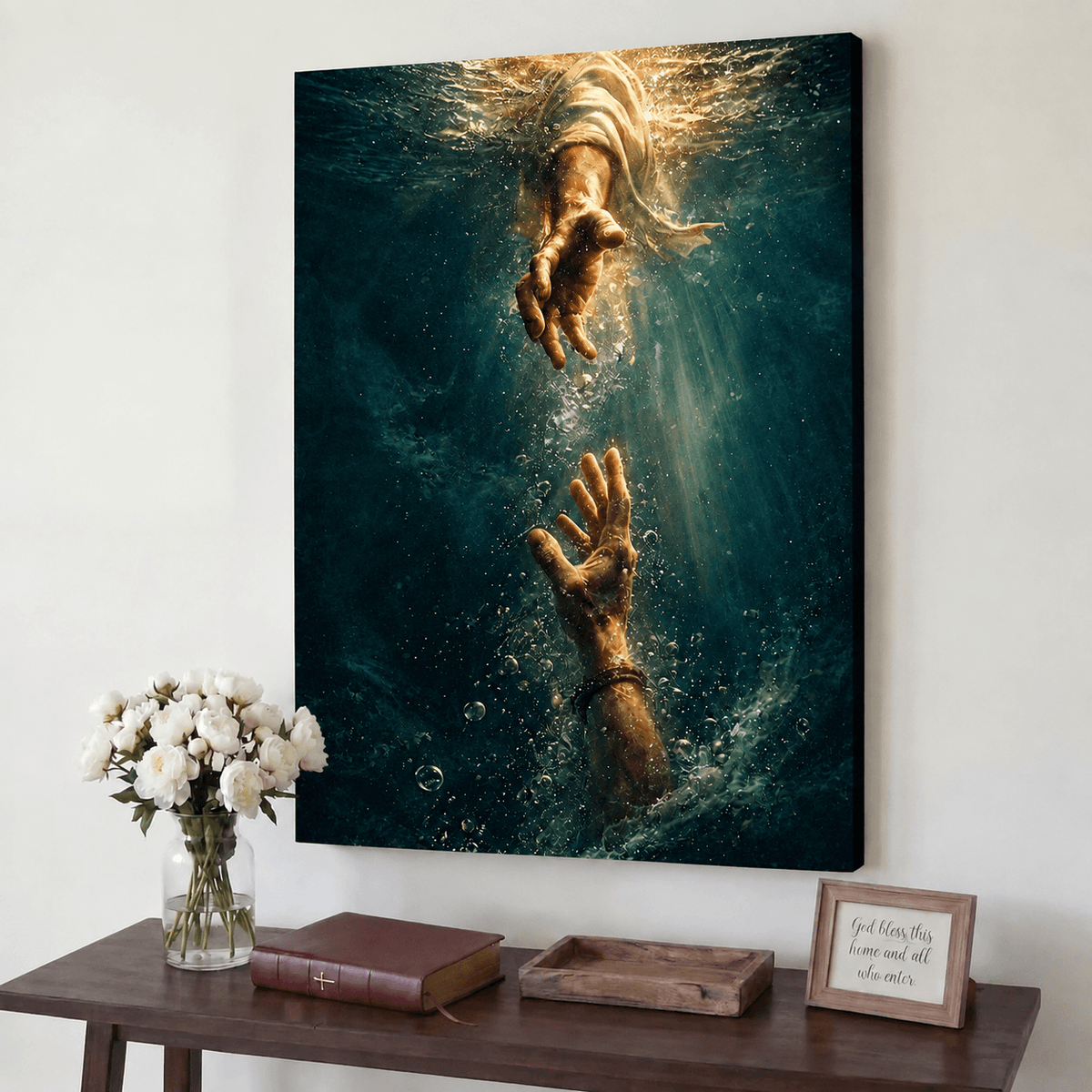 "Take My Hand" Canvas Print