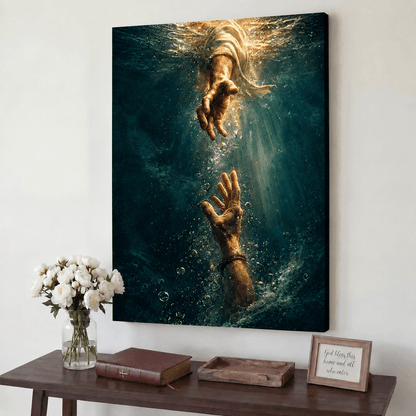 "Take My Hand" Canvas Print
