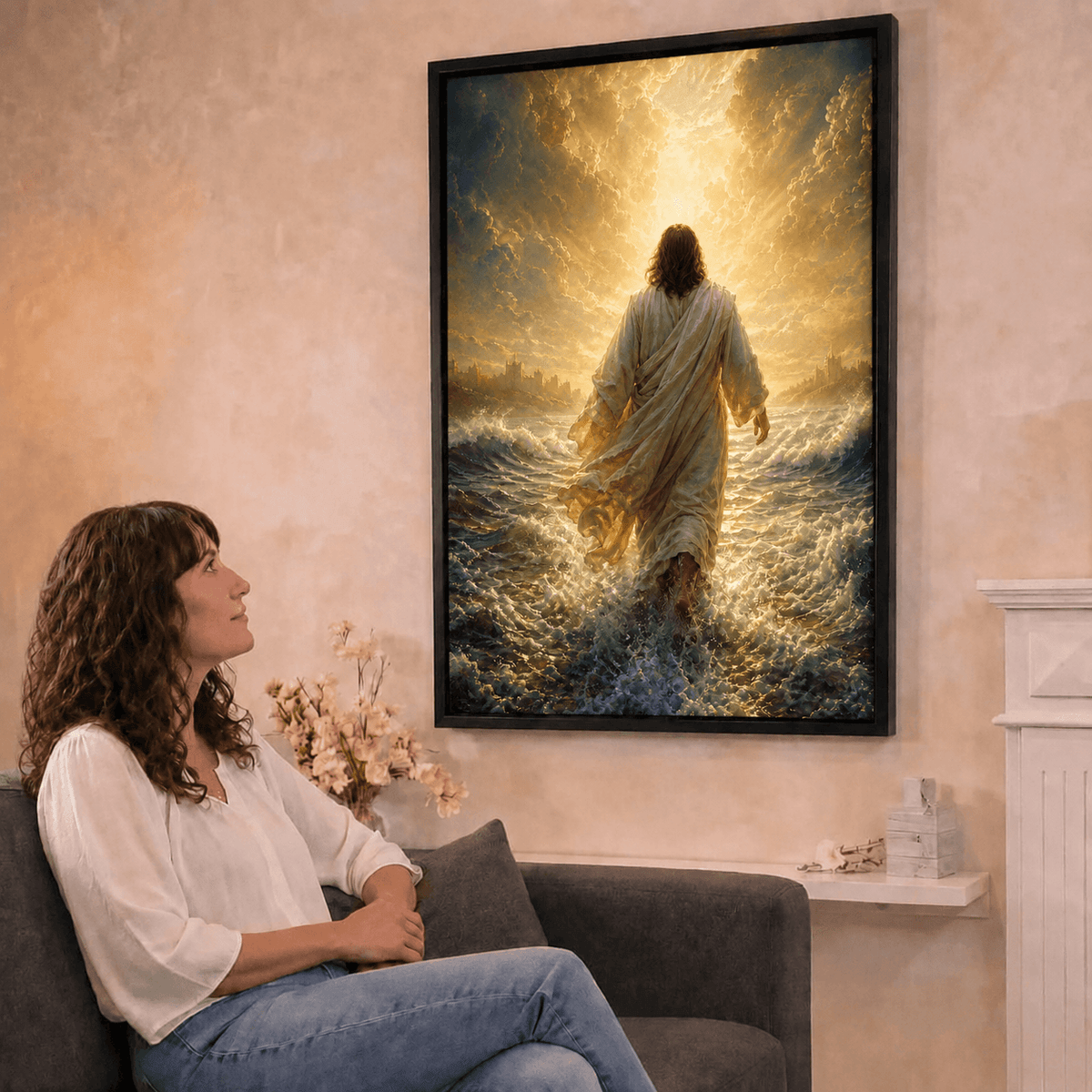 "Through the Storm" Canvas Print