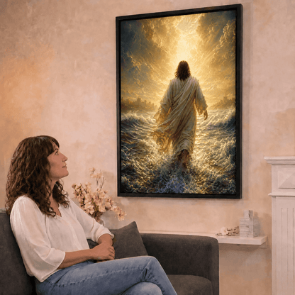 "Through the Storm" Canvas Print