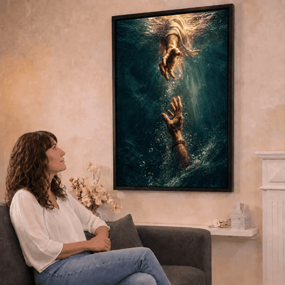 "Take My Hand" Canvas Print