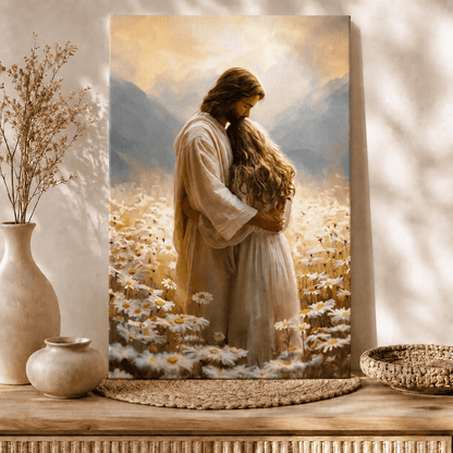 "Held in His Love" Canvas Print